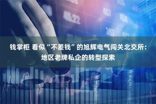 钱掌柜 看似“不差钱”的旭辉电气闯关北交所：地区老牌私企的转型探索